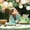 Green Round Chinese Paper Lanterns Decorative 15pcs Hanging Paper Lantern for Rustic Wedding Jungle Wonderland Themed Birthday Party Baby